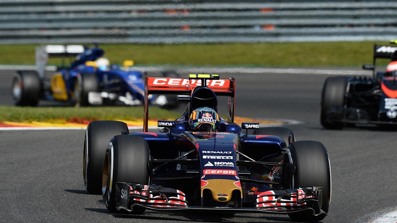 Carlos Sainz jr (ESP) Scuderia Toro Rosso STR10 at Formula One World Championship, Rd11, Belgian Grand Prix, Race, Spa Francorchamps, Belgium, Sunday 23 August 2015. © Sutton Motorsport Images