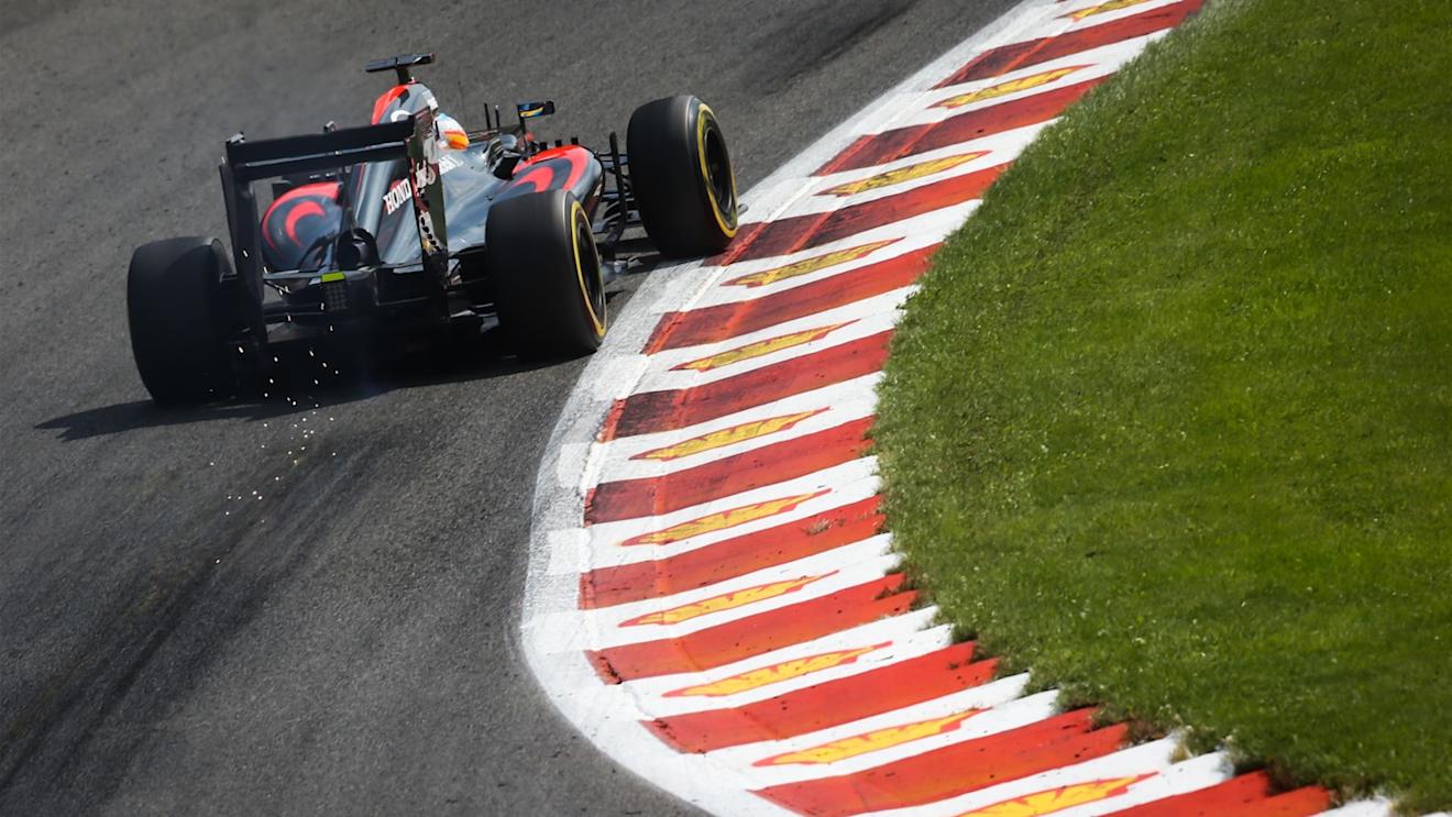 Fernando Alonso (ESP) McLaren MP4-30 at Formula One World Championship, Rd11, Belgian Grand Prix, Race, Spa Francorchamps, Belgium, Sunday 23 August 2015. © Sutton Motorsport Images