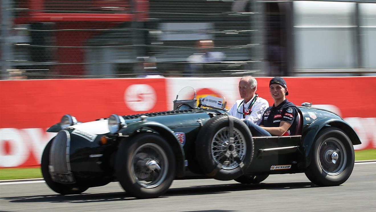 Max Verstappen (NDL) Scuderia Toro Rosso at the drivers parade at Formula One World Championship, Rd11, Belgian Grand Prix, Race, Spa Francorchamps, Belgium, Sunday 23 August 2015. © Sutton Motorsport Images