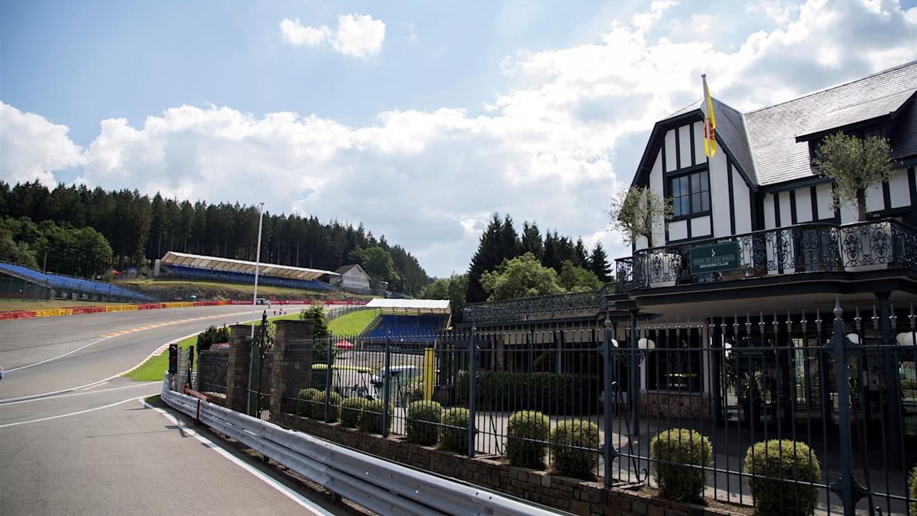 Track view and the Eau Rouge Hotel at Formula One World Championship, Rd11, Belgian Grand Prix, Preparations, Spa Francorchamps, Belgium, Thursday 20 August 2015. © Sutton Motorsport Images