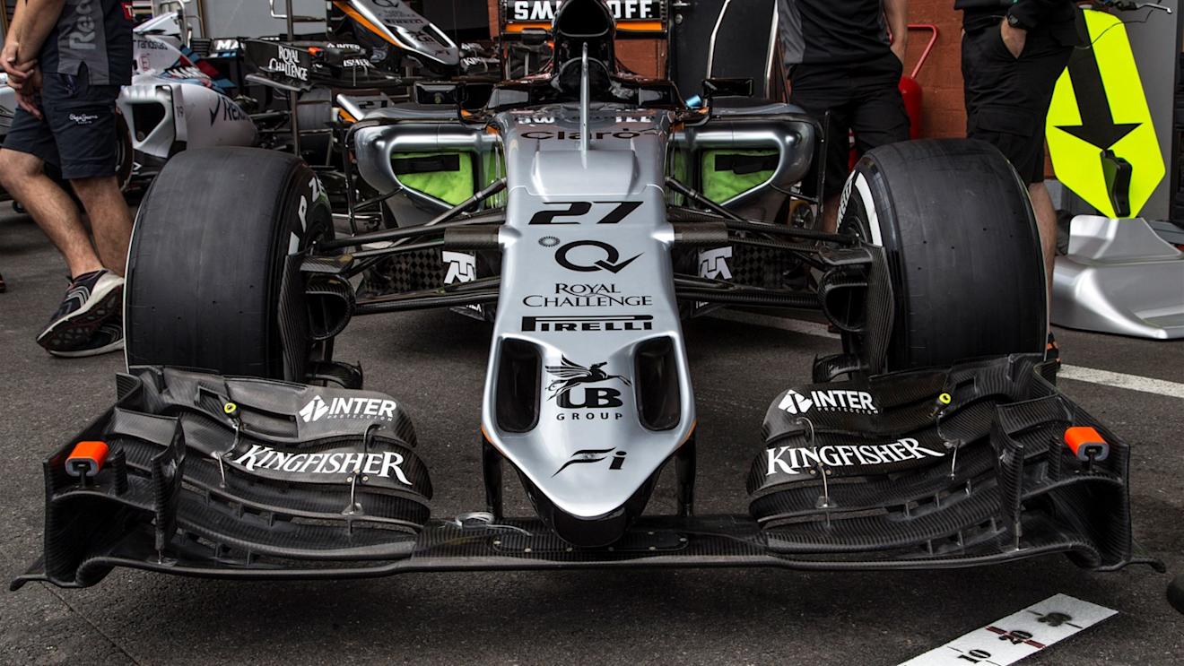 Force India VJM08 at Formula One World Championship, Rd11, Belgian Grand Prix, Preparations, Spa Francorchamps, Belgium, Thursday 20 August 2015. © Sutton Motorsport Images