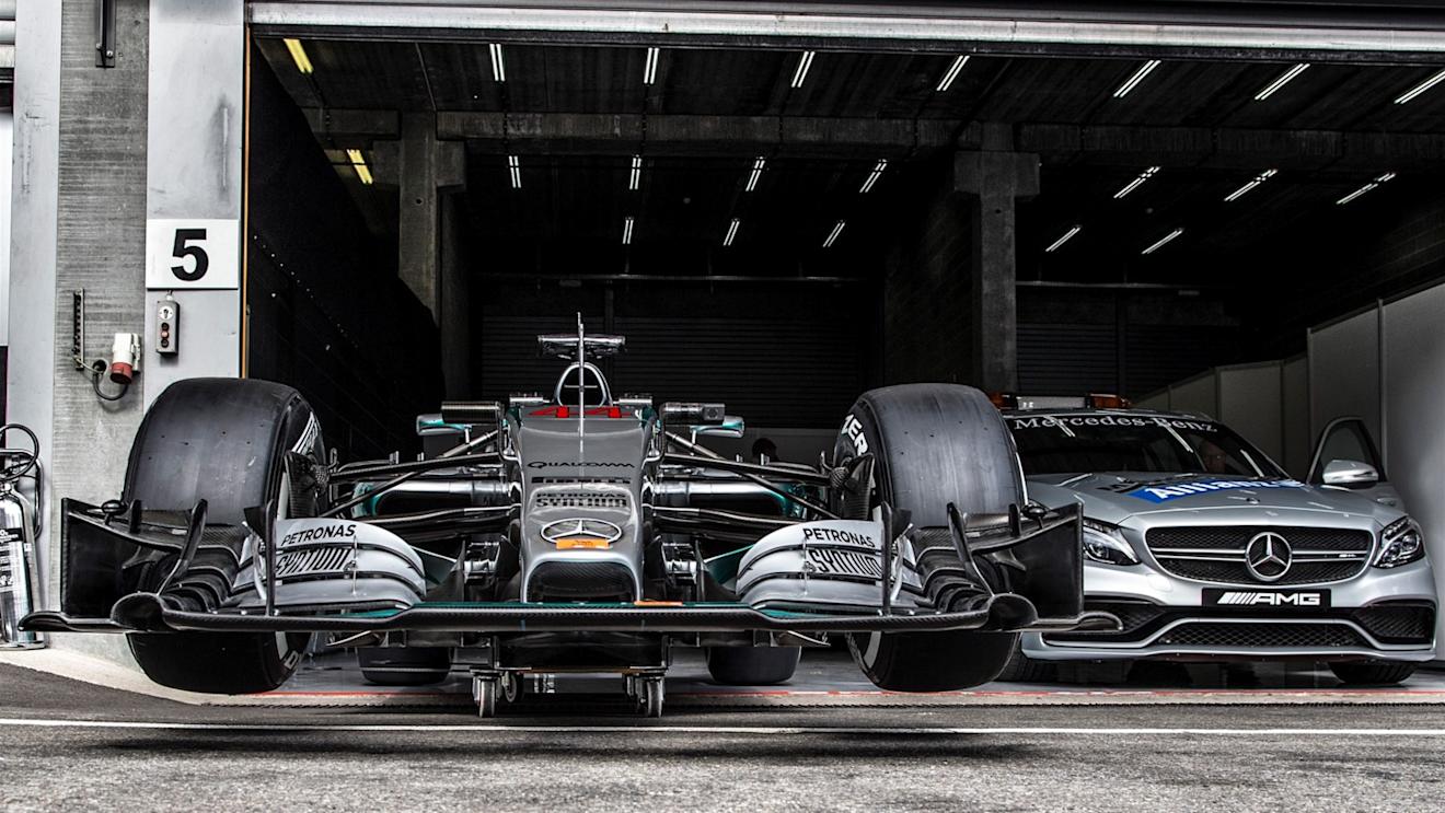 Mercedes AMG F1 W06 at Formula One World Championship, Rd11, Belgian Grand Prix, Preparations, Spa Francorchamps, Belgium, Thursday 20 August 2015. © Sutton Motorsport Images