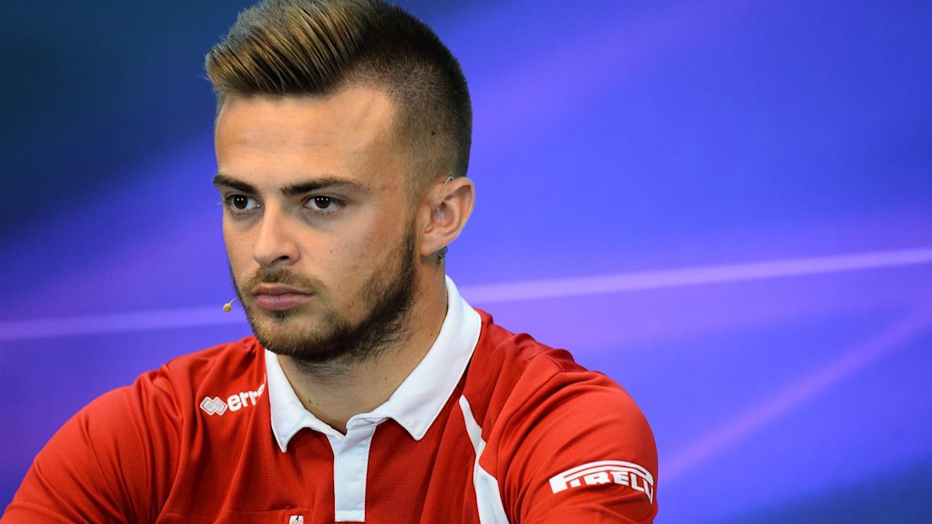 Will Stevens (GBR) Marussia in the Press Conference at Formula One World Championship, Rd11, Belgian Grand Prix, Preparations, Spa Francorchamps, Belgium, Thursday 20 August 2015. © Sutton Motorsport Images