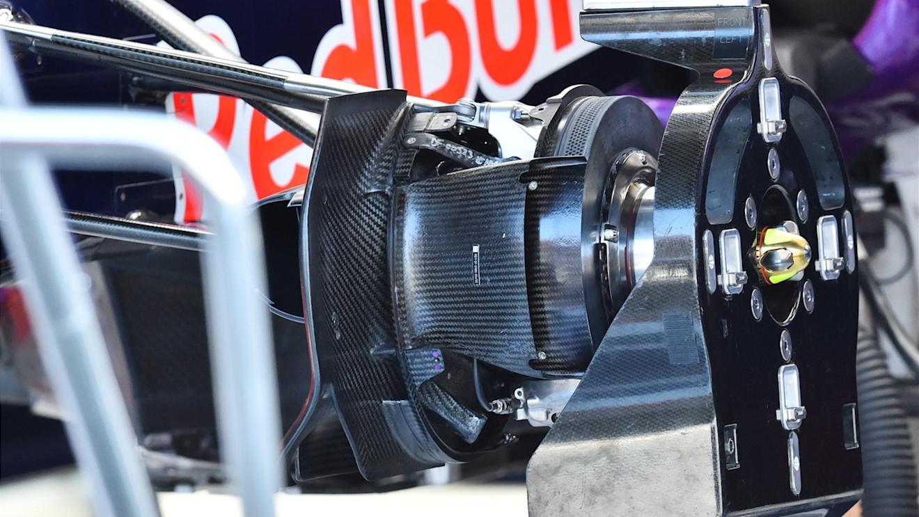 Red Bull Racing RB11 front wheel hub at Formula One World Championship, Rd11, Belgian Grand Prix, Preparations, Spa Francorchamps, Belgium, Thursday 20 August 2015. © Sutton Motorsport Images
