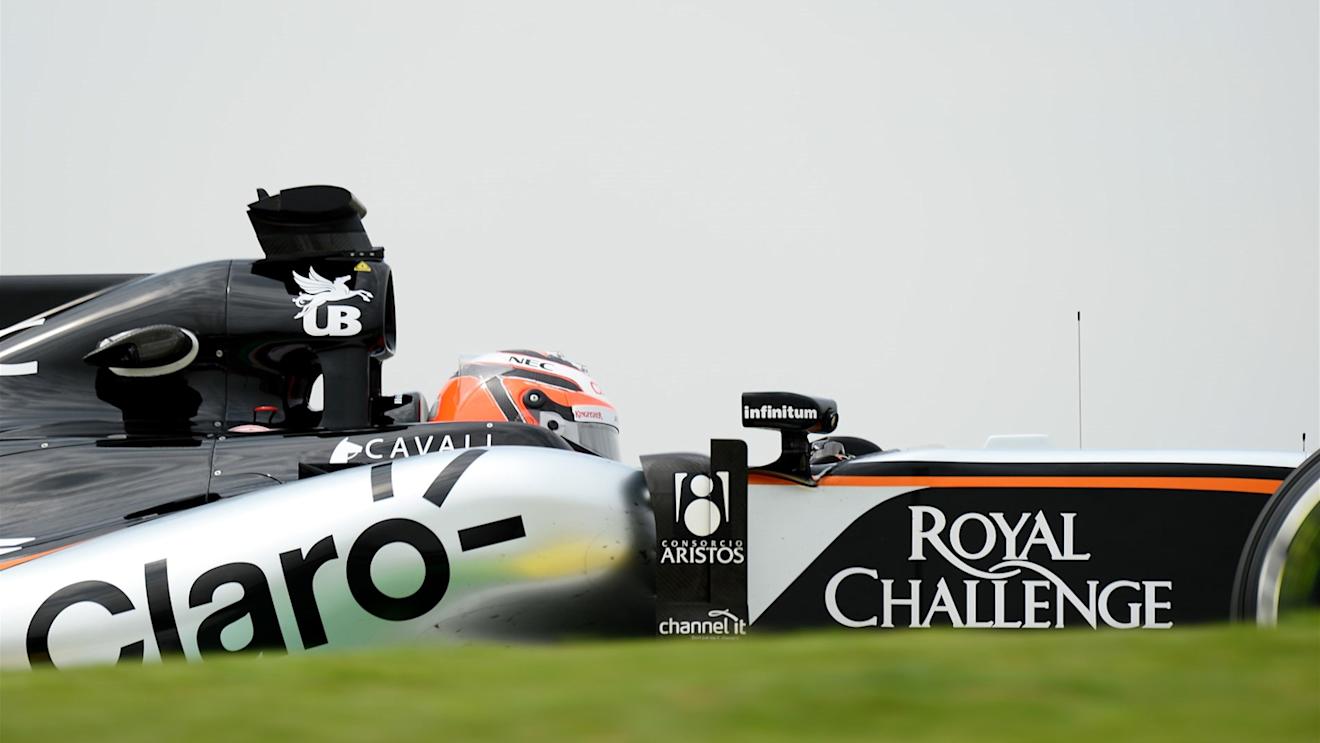 Nico Hulkenberg (GER) Force India VJM08 at Formula One World Championship, Rd18, Brazilian Grand Prix, Practice, Interlagos, Sao Paulo, Brazil, Friday 13 November 2015. © Sutton Motorsport Images