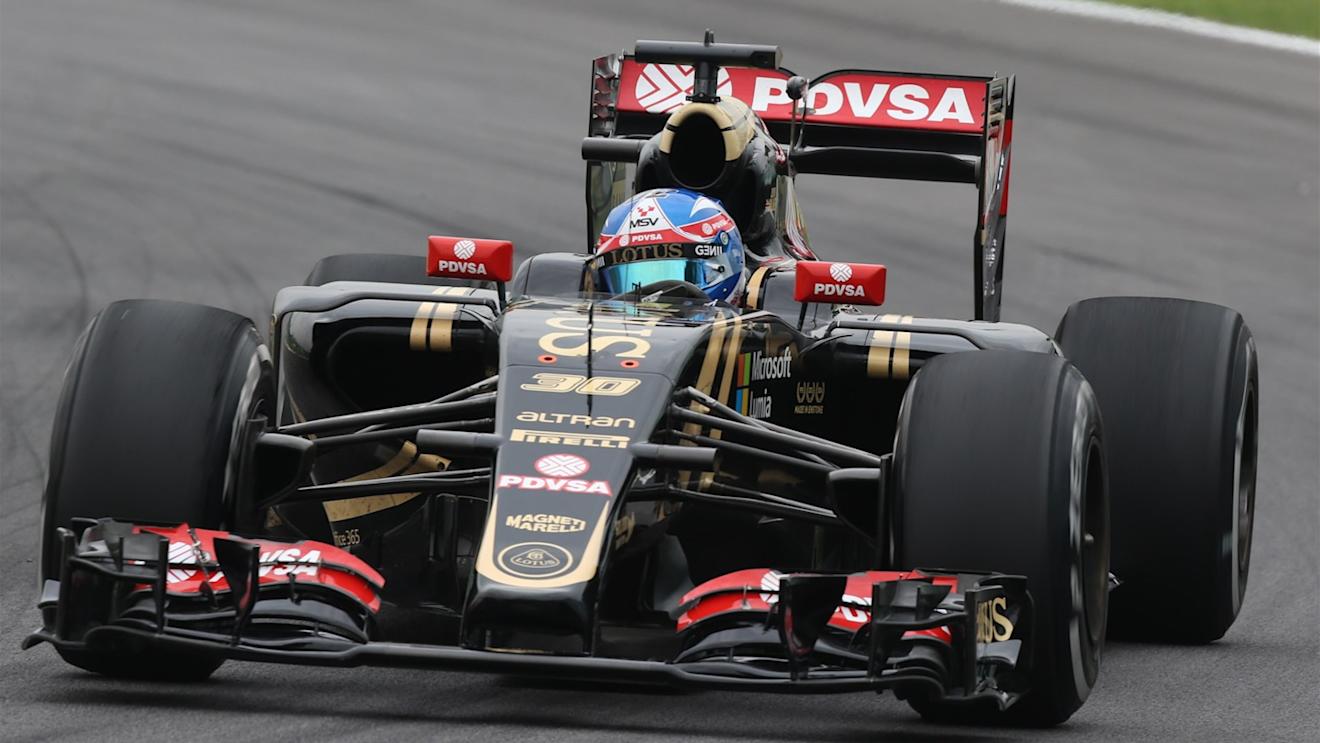 Jolyon Palmer (GBR) Lotus E23 Hybrid at Formula One World Championship, Rd18, Brazilian Grand Prix, Practice, Interlagos, Sao Paulo, Brazil, Friday 13 November 2015. © Sutton Motorsport Images