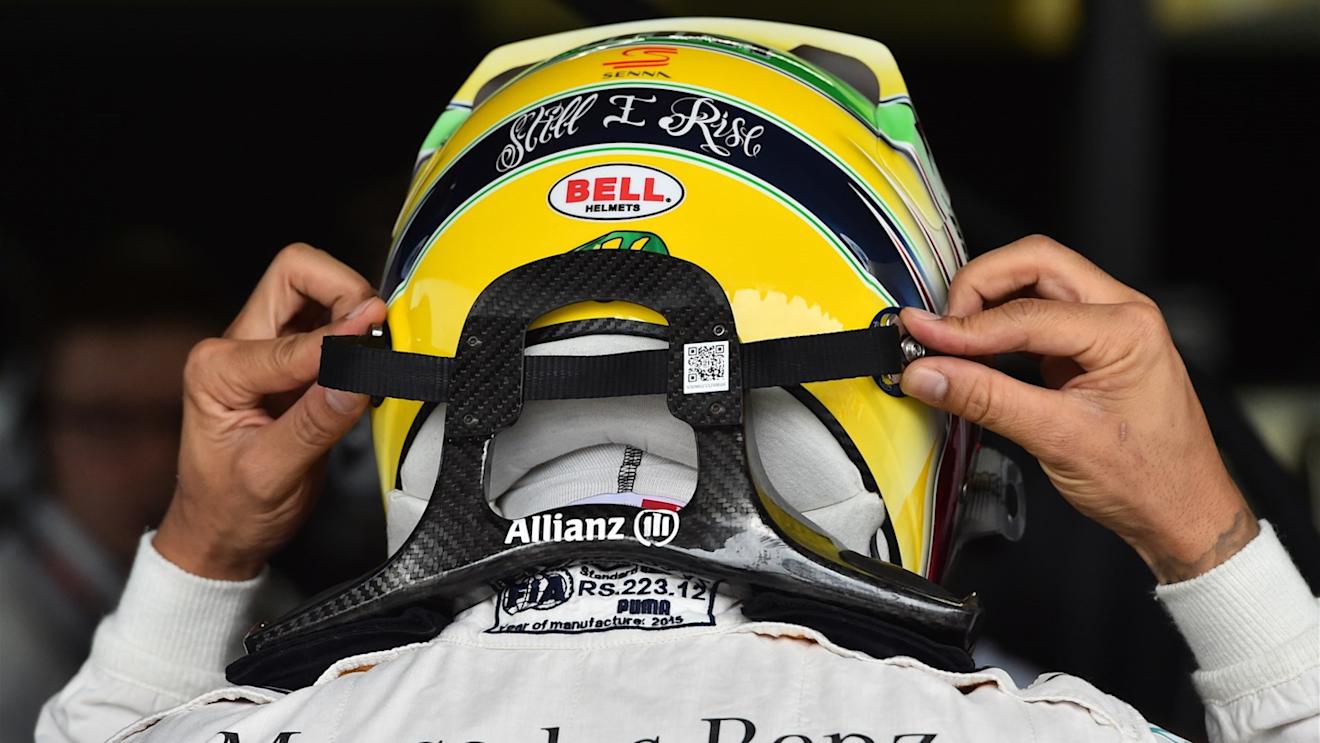 Lewis Hamilton (GBR) Mercedes AMG F1 at Formula One World Championship, Rd18, Brazilian Grand Prix, Practice, Interlagos, Sao Paulo, Brazil, Friday 13 November 2015. © Sutton Motorsport Images