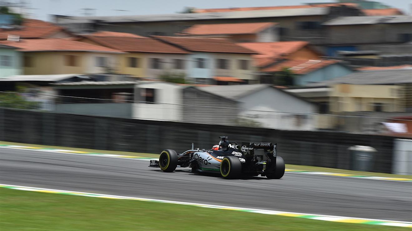 Nico Hulkenberg (GER) Force India VJM08 at Formula One World Championship, Rd18, Brazilian Grand Prix, Qualifying, Interlagos, Sao Paulo, Brazil, Saturday 14 November 2015. © Sutton Motorsport Images