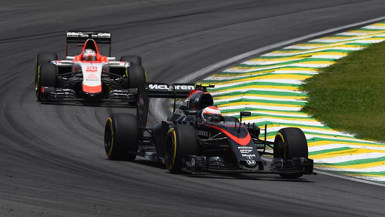 Jenson Button (GBR) McLaren MP4-30 at Formula One World Championship, Rd18, Brazilian Grand Prix, Qualifying, Interlagos, Sao Paulo, Brazil, Saturday 14 November 2015. © Sutton Motorsport Images