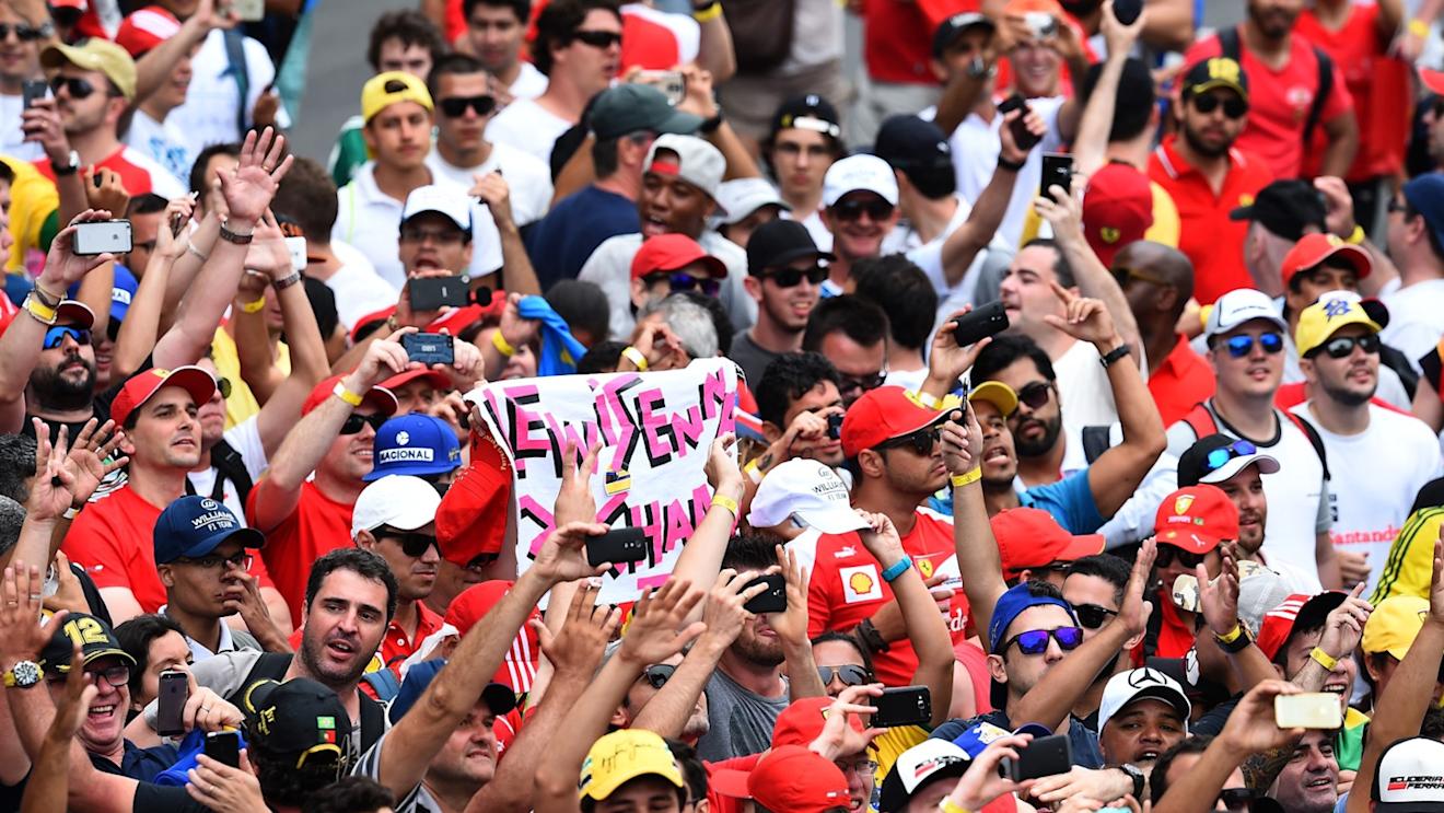 Fans at Formula One World Championship, Rd18, Brazilian Grand Prix, Race, Interlagos, Sao Paulo, Brazil, Sunday 15 November 2015. © Sutton Motorsport Images