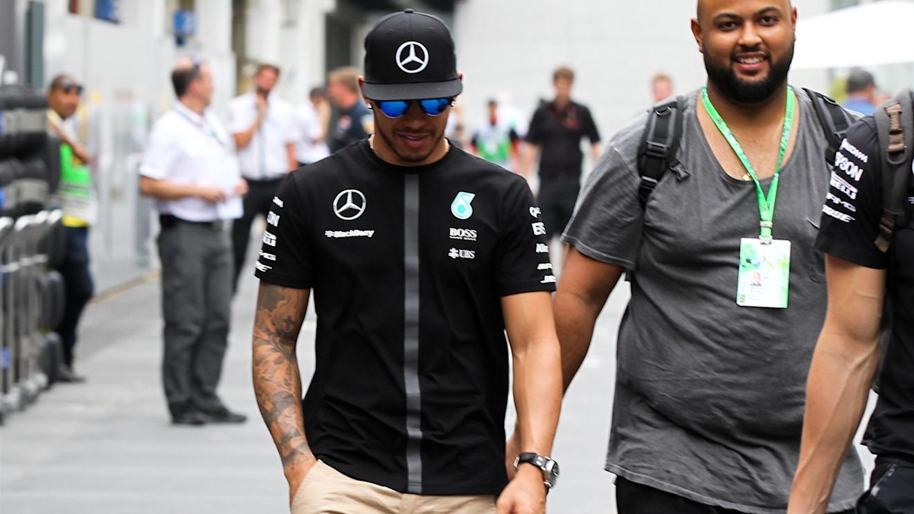 Lewis Hamilton (GBR) Mercedes AMG F1 at Formula One World Championship, Rd18, Brazilian Grand Prix, Preparations, Interlagos, Sao Paulo, Brazil, Thursday 12 November 2015. © Sutton Motorsport Images