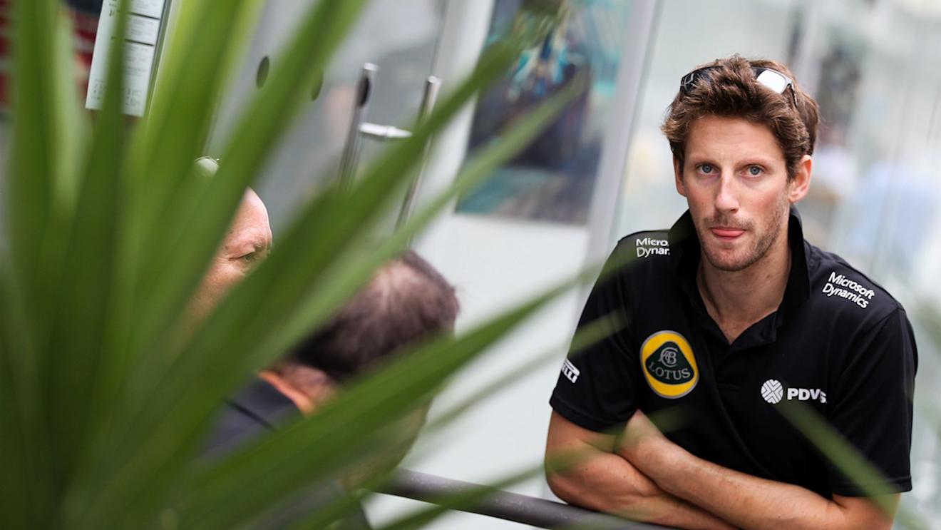 Romain Grosjean (FRA) Lotus F1 at Formula One World Championship, Rd18, Brazilian Grand Prix, Preparations, Interlagos, Sao Paulo, Brazil, Thursday 12 November 2015. © Sutton Motorsport Images