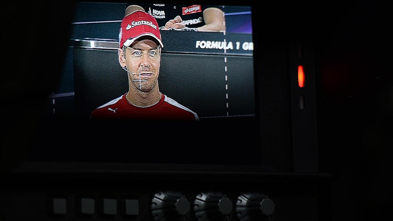 Sebastian Vettel (GER) Ferrari  in the press conference at Formula One World Championship, Rd18, Brazilian Grand Prix, Preparations, Interlagos, Sao Paulo, Brazil, Thursday 12 November 2015. © Sutton Motorsport Images