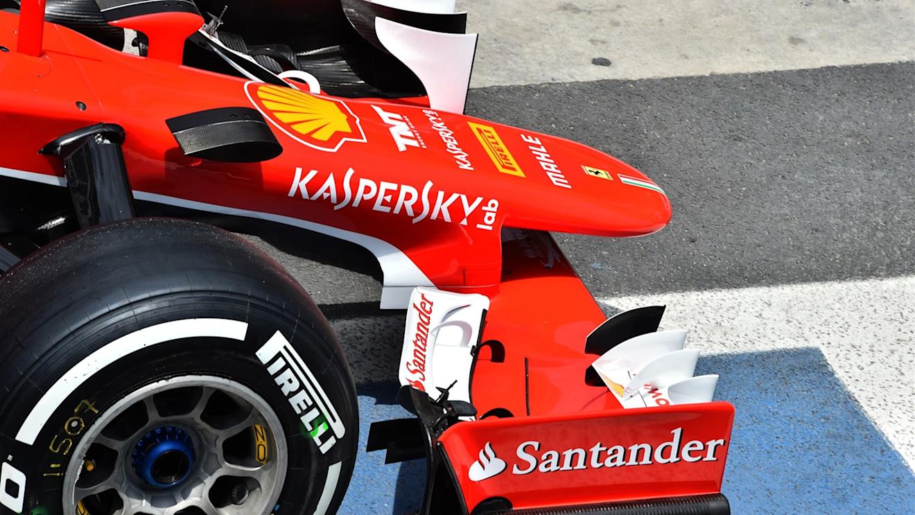 Ferrari SF15-T nose and front wing detail at Formula One World Championship, Rd18, Brazilian Grand Prix, Preparations, Interlagos, Sao Paulo, Brazil, Thursday 12 November 2015. © Sutton Motorsport Images