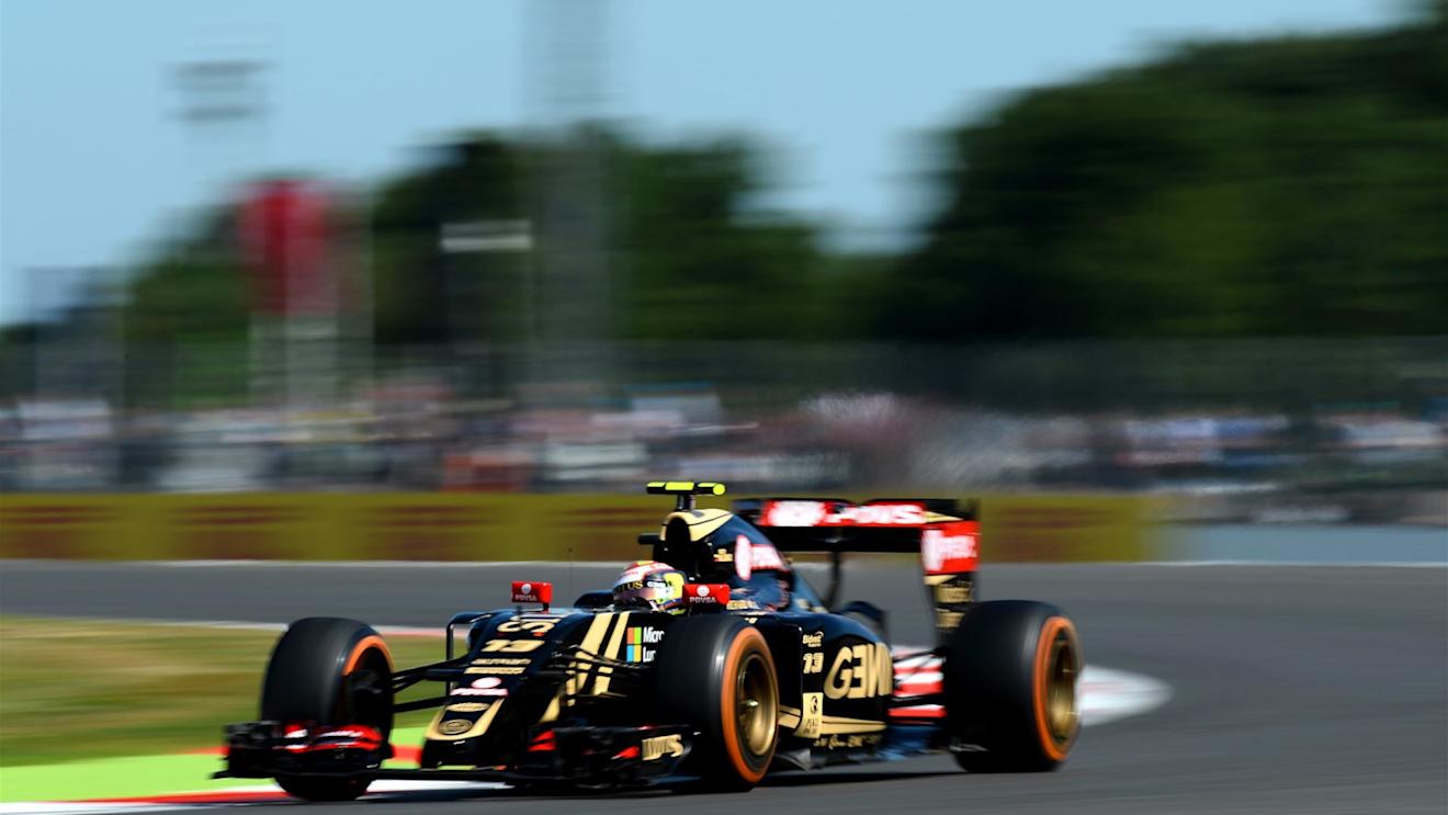 Pastor Maldonado (VEN) Lotus E23 Hybrid at Formula One World Championship, Rd9, British Grand Prix, Practice, Silverstone, England, Friday 3 July 2015. © Sutton Motorsport Images