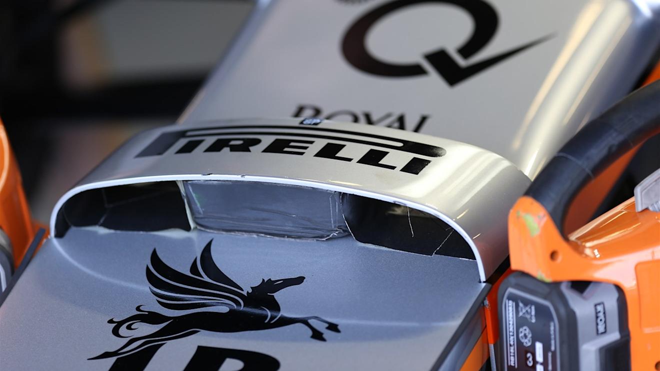 Force India VJM08 nose detail at Formula One World Championship, Rd9, British Grand Prix, Practice, Silverstone, England, Friday 3 July 2015. © Sutton Motorsport Images