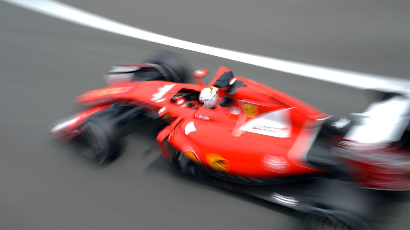 Sebastian Vettel (GER) Ferrari SF15-T at Formula One World Championship, Rd9, British Grand Prix, Practice, Silverstone, England, Friday 3 July 2015. © Sutton Motorsport Images