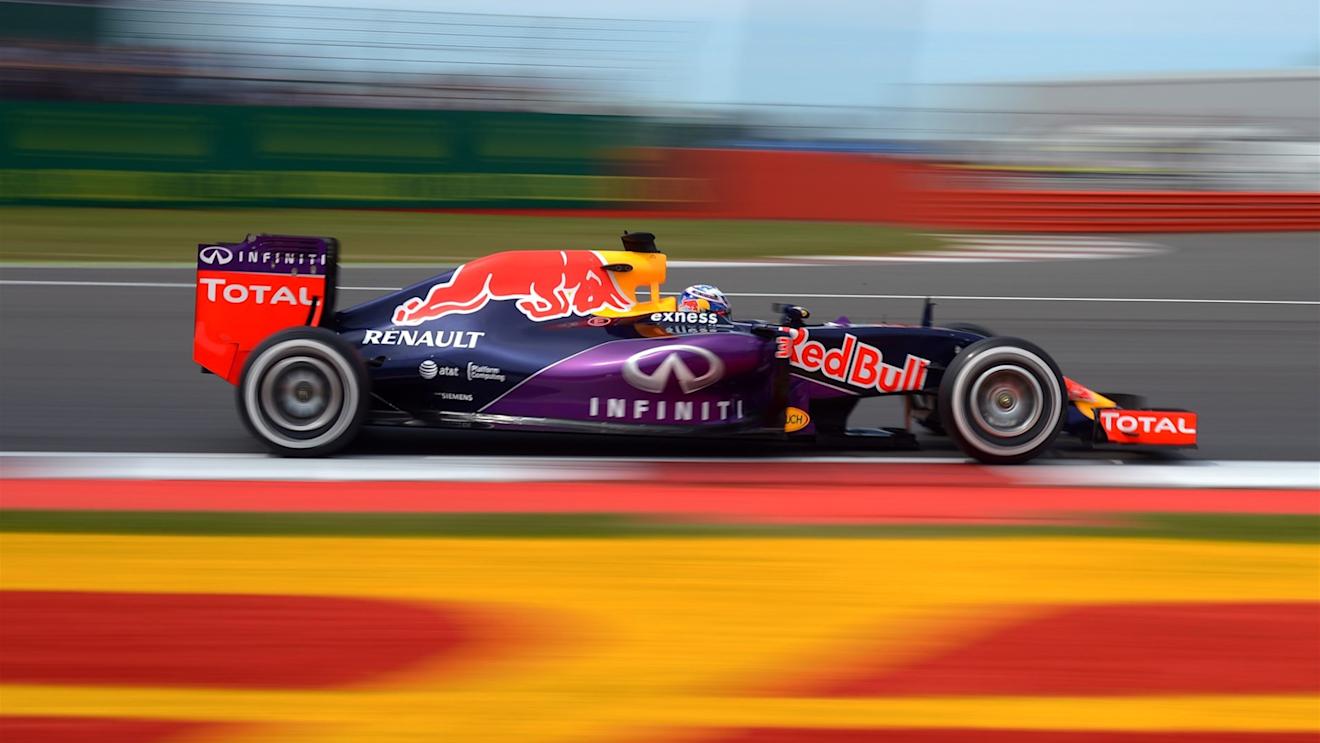 Daniel Ricciardo (AUS) Red Bull Racing RB11 at Formula One World Championship, Rd9, British Grand Prix, Practice, Silverstone, England, Friday 3 July 2015. © Sutton Motorsport Images