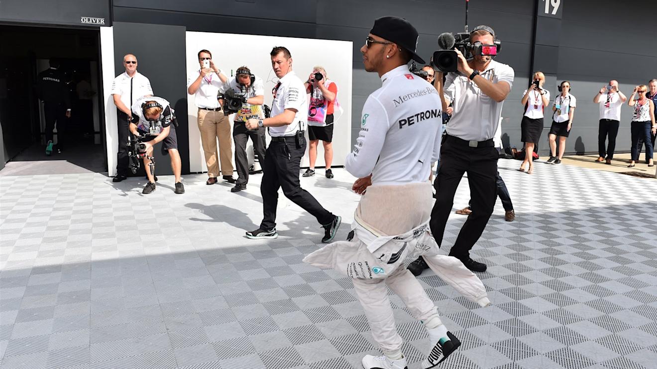 Lewis Hamilton (GBR) Mercedes AMG F1 at Formula One World Championship, Rd9, British Grand Prix, Qualifying, Silverstone, England, Saturday 4 July 2015. © Sutton Motorsport Images