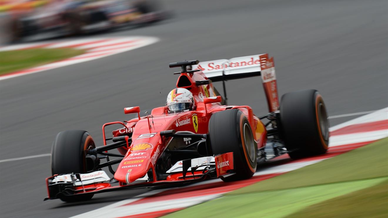 Sebastian Vettel (GER) Ferrari SF15-T at Formula One World Championship, Rd9, British Grand Prix, Qualifying, Silverstone, England, Saturday 4 July 2015. © Sutton Motorsport Images