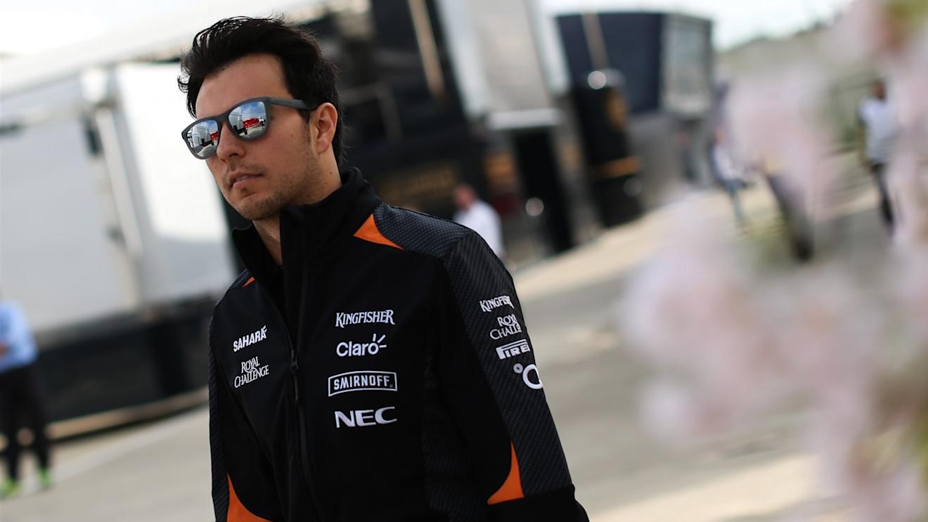 Sergio Perez (MEX) Force India at Formula One World Championship, Rd9, British Grand Prix, Qualifying, Silverstone, England, Saturday 4 July 2015. © Sutton Motorsport Images