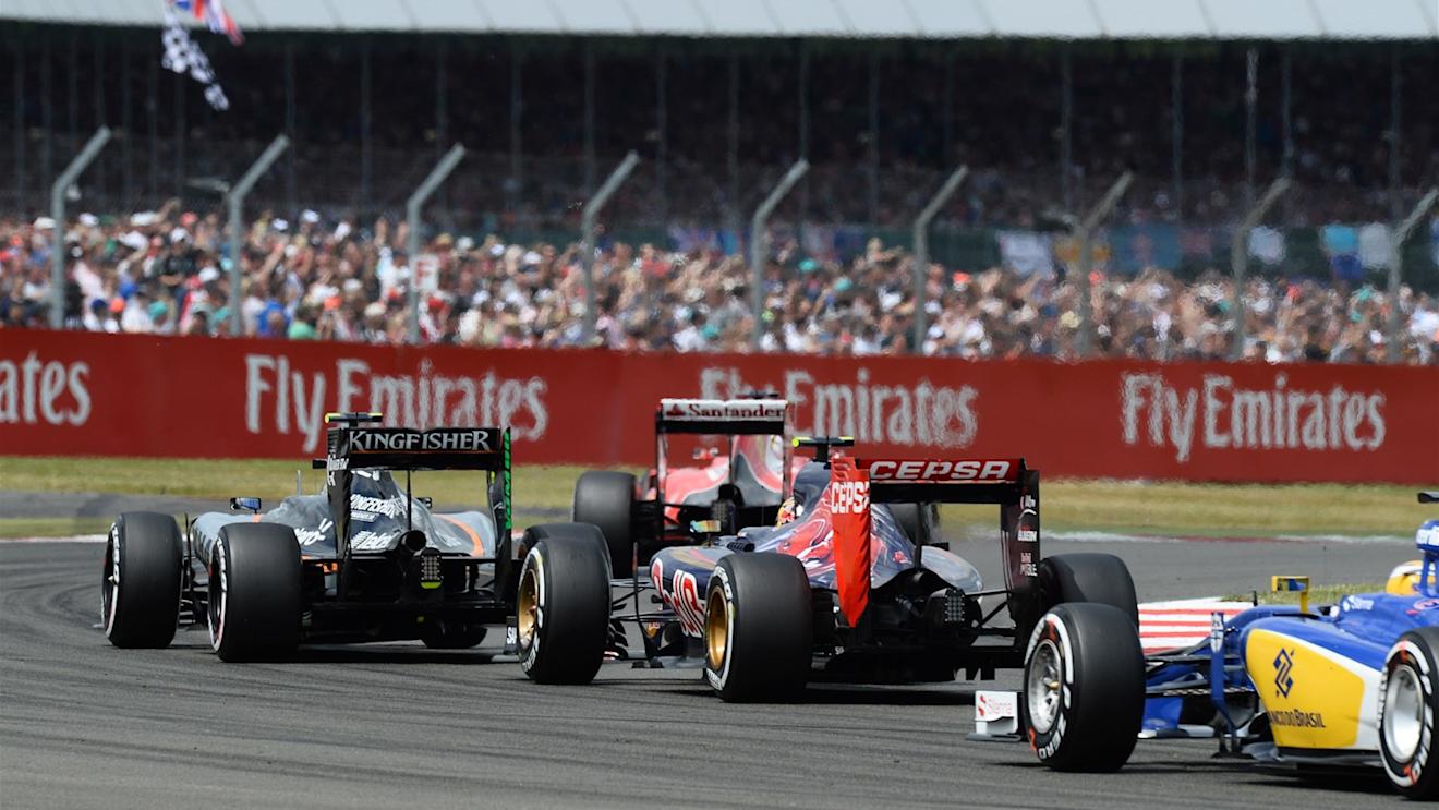 Sergio Perez (MEX) Force India VJM08 at Formula One World Championship, Rd9, British Grand Prix, Race, Silverstone, England, Sunday 5 July 2015. © Sutton Motorsport Images