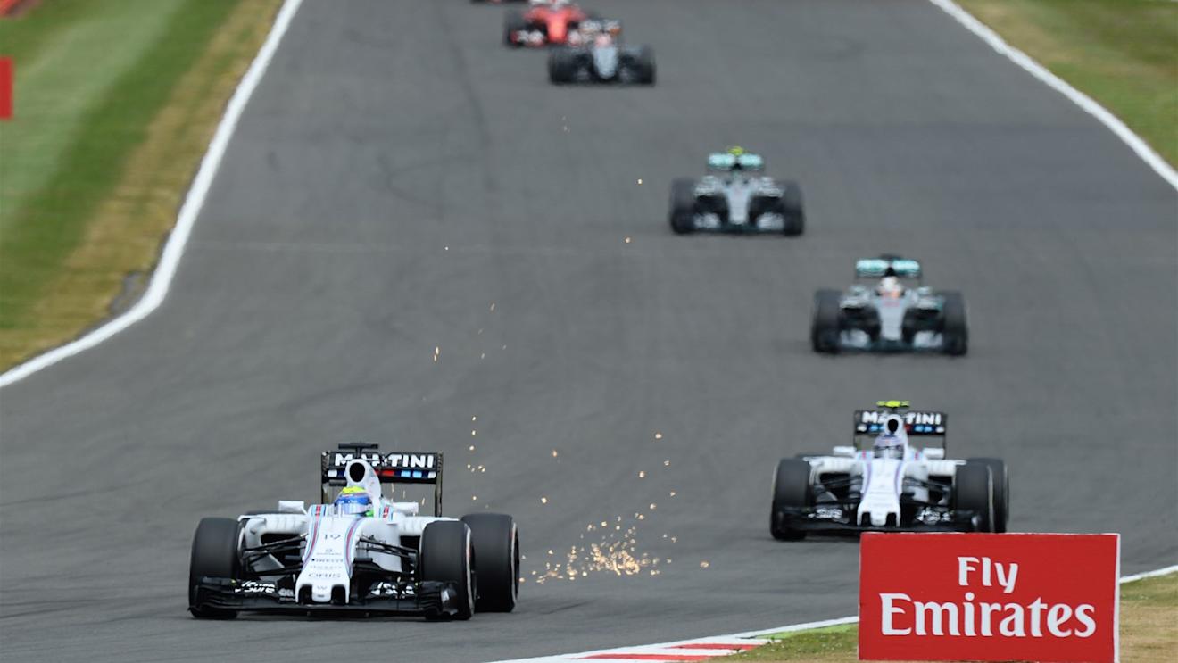 Williams led the British Grand Prix for the first time since 2002. © Sutton Motorsport Images