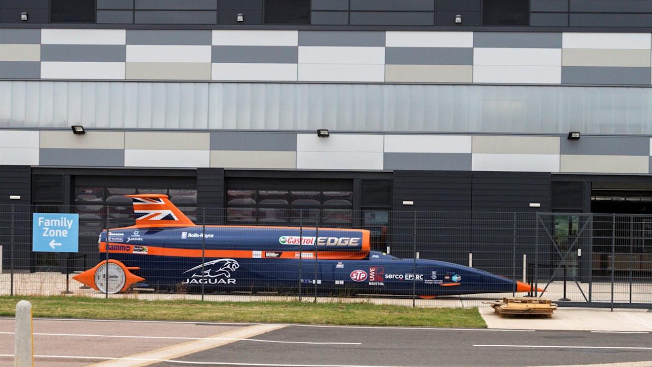 The Bloodhound at Formula One World Championship, Rd9, British Grand Prix, Preparations, Silverstone, England, Thursday 2 July 2015. © Sutton Motorsport Images