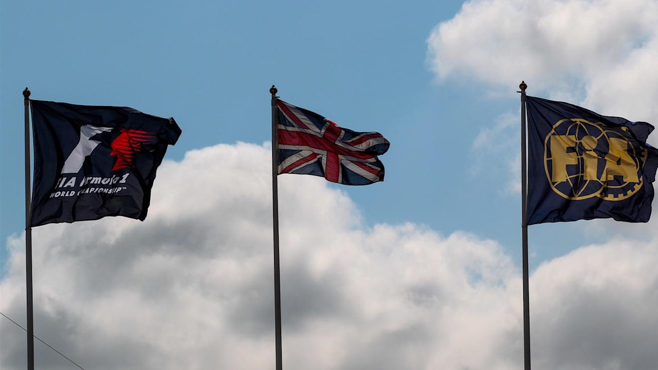 Flags at Formula One World Championship, Rd9, British Grand Prix, Preparations, Silverstone, England, Thursday 2 July 2015. © Sutton Motorsport Images