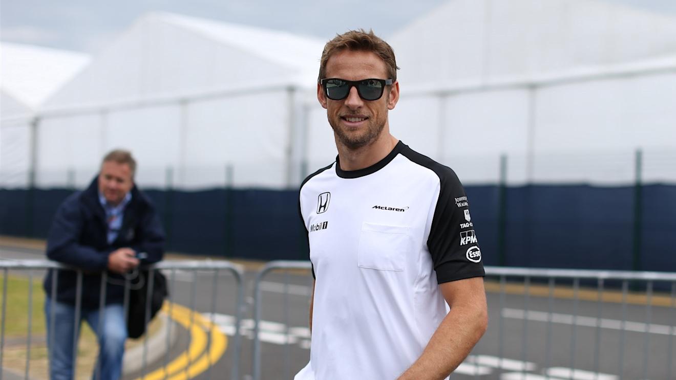 Jenson Button (GBR) McLaren at Formula One World Championship, Rd9, British Grand Prix, Preparations, Silverstone, England, Thursday 2 July 2015. © Sutton Motorsport Images