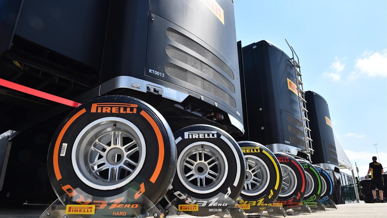 Pirelli tyres at Formula One World Championship, Rd9, British Grand Prix, Preparations, Silverstone, England, Thursday 2 July 2015. © Sutton Motorsport Images