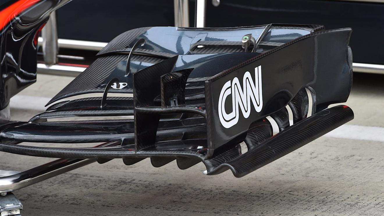 McLaren MP4-30 front wing detail at Formula One World Championship, Rd9, British Grand Prix, Preparations, Silverstone, England, Thursday 2 July 2015. © Sutton Motorsport Images