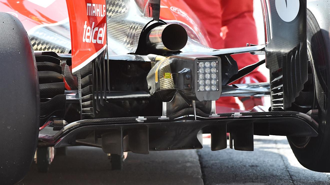 Ferrari SF15-T rear diffuser and exhaust at Formula One World Championship, Rd7, Canadian Grand Prix, Practice, Montreal, Canada, Friday 5 June 2015. © Sutton Motorsport Images