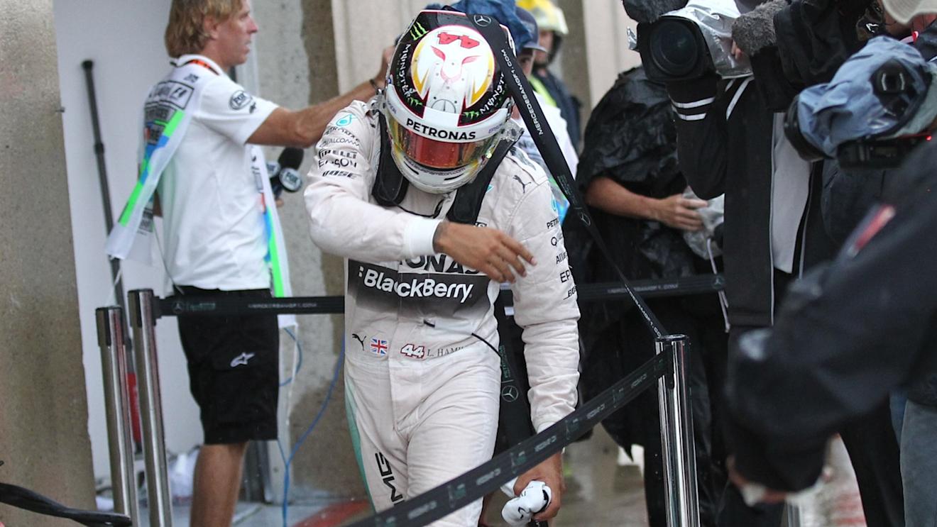 Lewis Hamilton (GBR) Mercedes AMG F1 after crashing in FP2 at Formula One World Championship, Rd7, Canadian Grand Prix, Practice, Montreal, Canada, Friday 5 June 2015. © Sutton Motorsport Images