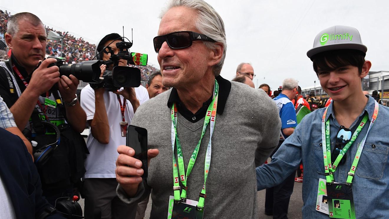 Michael Douglas (USA) at Formula One World Championship, Rd7, Canadian Grand Prix, Race, Montreal, Canada, Sunday 7 June 2015. © Sutton Motorsport Images