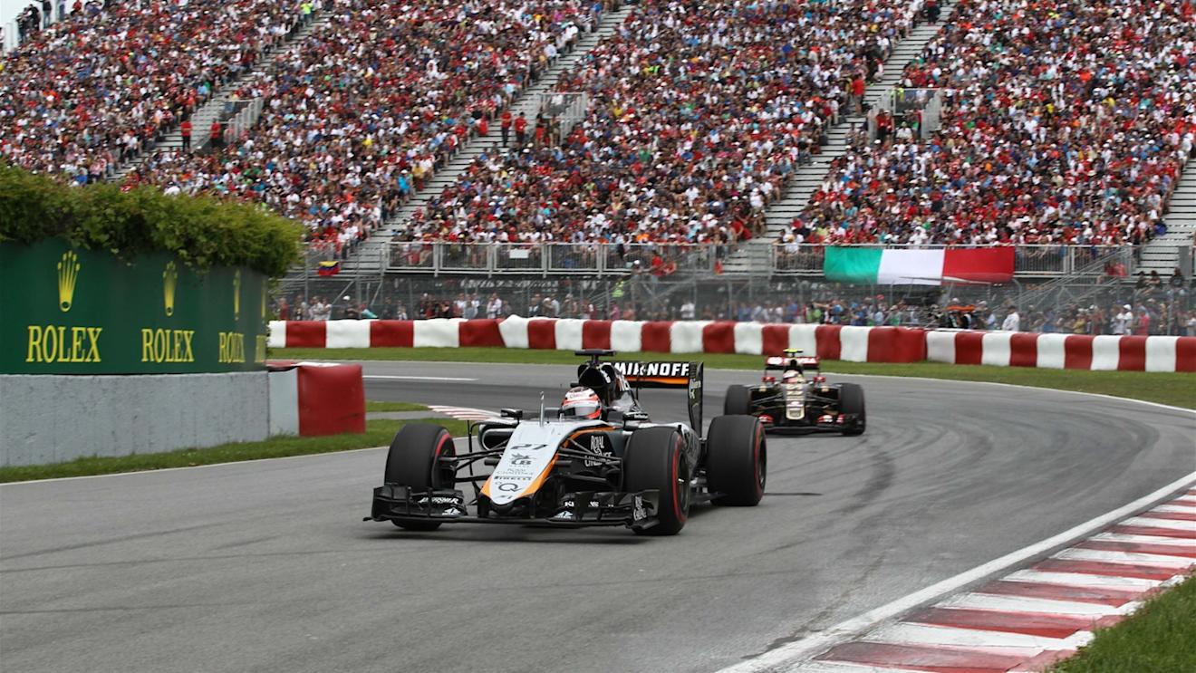 Nico Hulkenberg (GER) Force India VJM08 at Formula One World Championship, Rd7, Canadian Grand Prix, Race, Montreal, Canada, Sunday 7 June 2015. © Sutton Motorsport Images