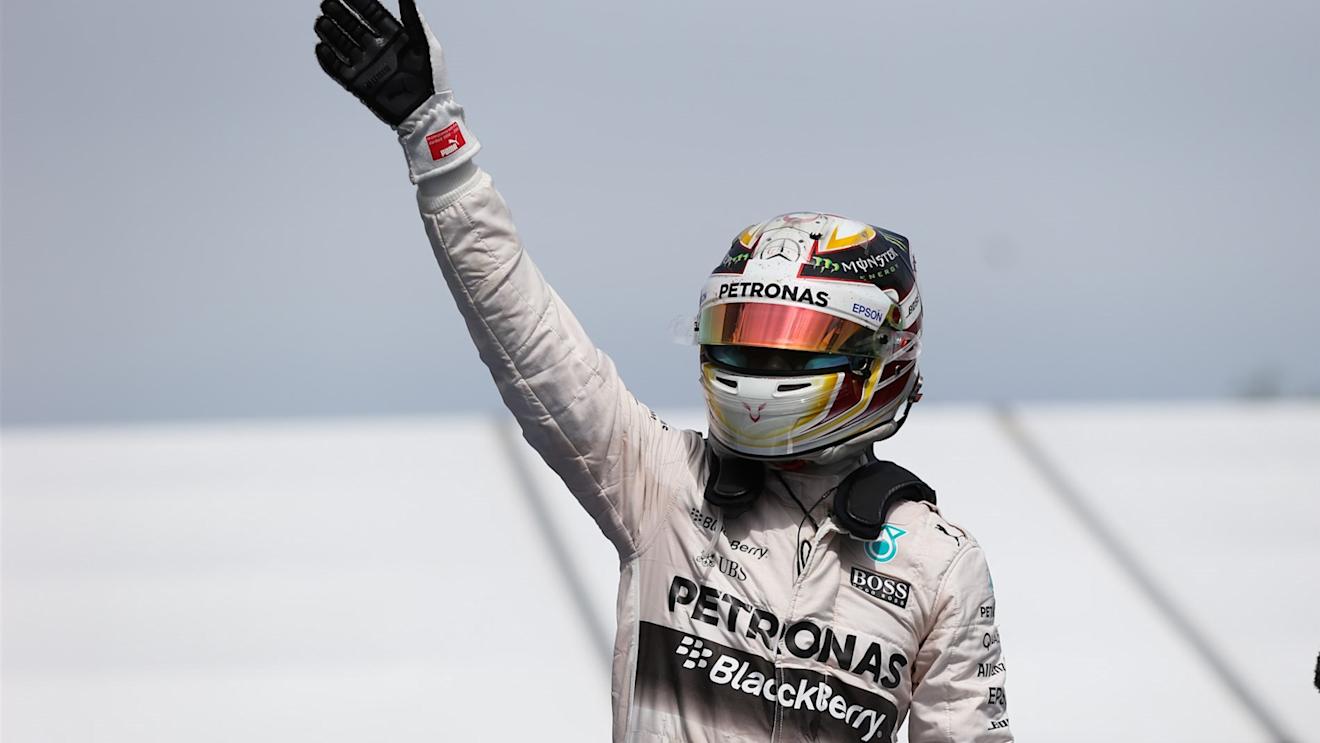 Race winner Lewis Hamilton (GBR) Mercedes AMG F1 celebrates in parc ferme at Formula One World Championship, Rd7, Canadian Grand Prix, Race, Montreal, Canada,  Sunday 7 June 2015. © Sutton Motorsport Images