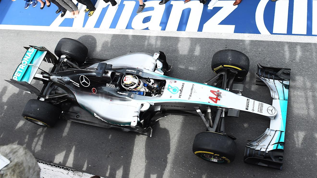 Race winner Lewis Hamilton (GBR) Mercedes AMG F1 W06 in parc ferme at Formula One World Championship, Rd7, Canadian Grand Prix, Race, Montreal, Canada, Sunday 7 June 2015. © Sutton Motorsport Images
