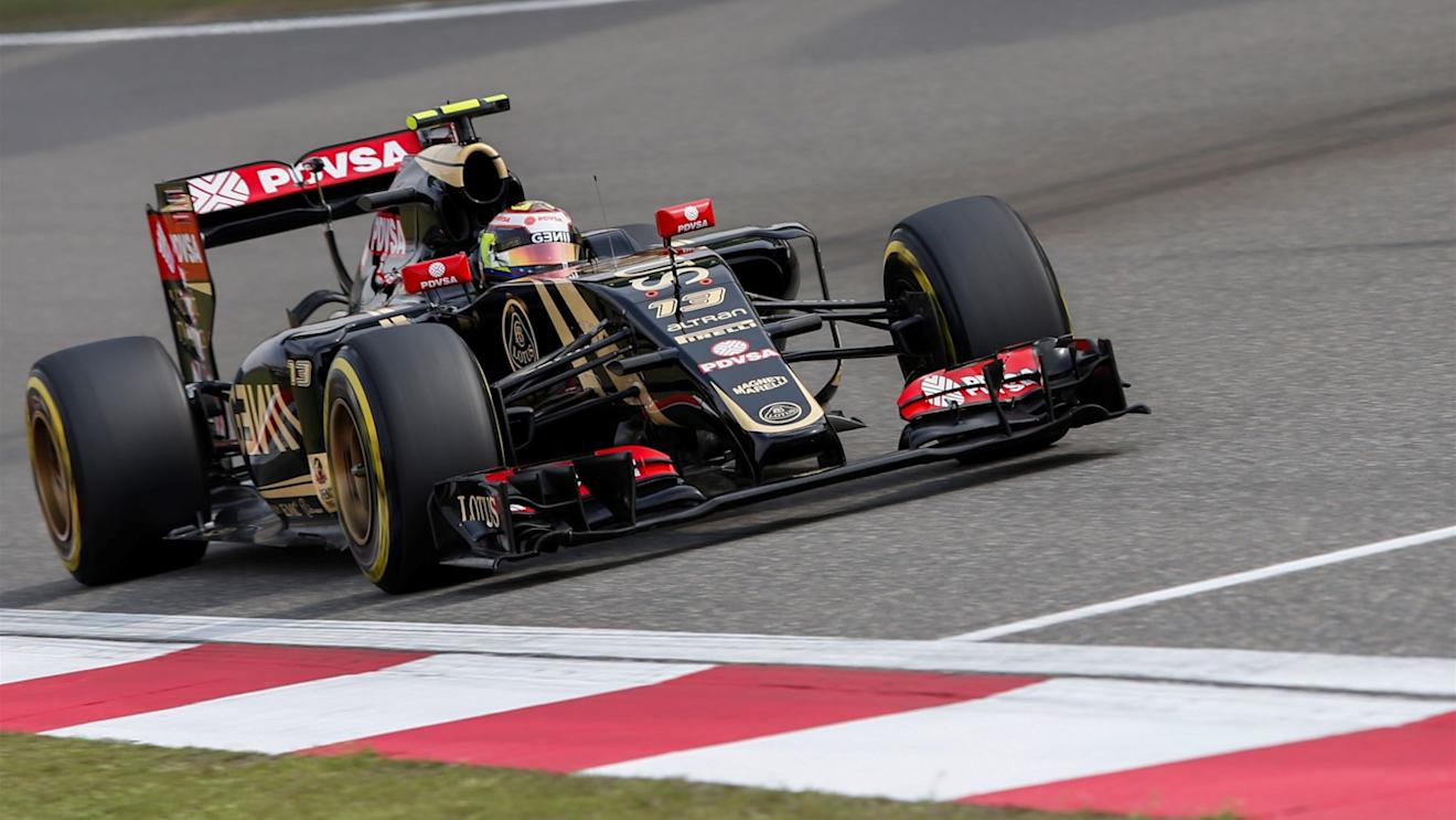 Pastor Maldonado (VEN) Lotus E23 Hybrid at Formula One World Championship, Rd3, Chinese Grand Prix, Practice, Shanghai, China, Friday 10 April 2015. © Sutton Motorsport Images