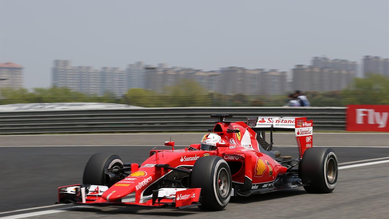 Sebastian Vettel (GER) Ferrari SF15-T at Formula One World Championship, Rd3, Chinese Grand Prix, Practice, Shanghai, China, Friday 10 April 2015. © Sutton Motorsport Images