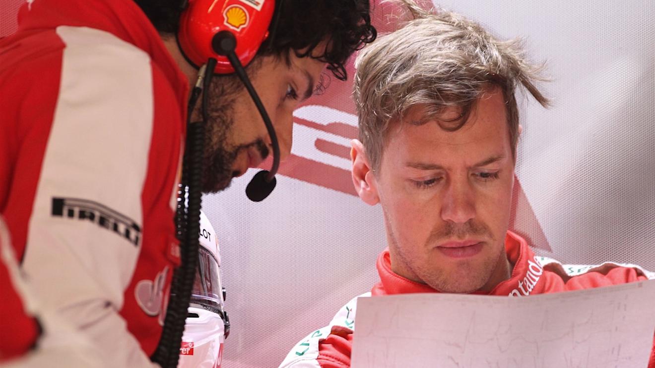 Sebastian Vettel (GER) Ferrari at Formula One World Championship, Rd3, Chinese Grand Prix, Practice, Shanghai, China, Friday 10 April 2015. © Sutton Motorsport Images