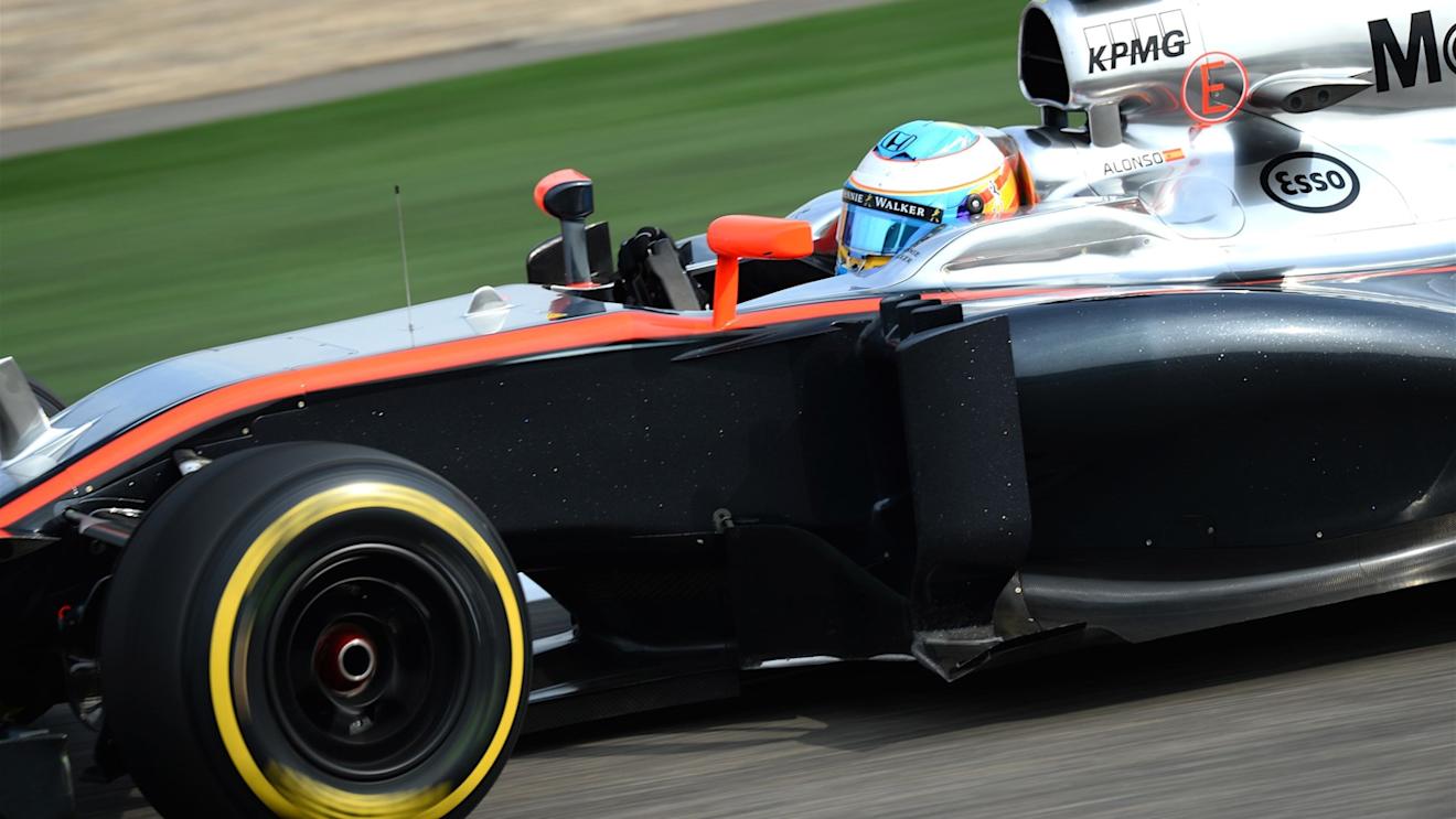 Fernando Alonso (ESP) McLaren MP4-30 at Formula One World Championship, Rd3, Chinese Grand Prix, Practice, Shanghai, China, Friday 10 April 2015. © Sutton Motorsport Images