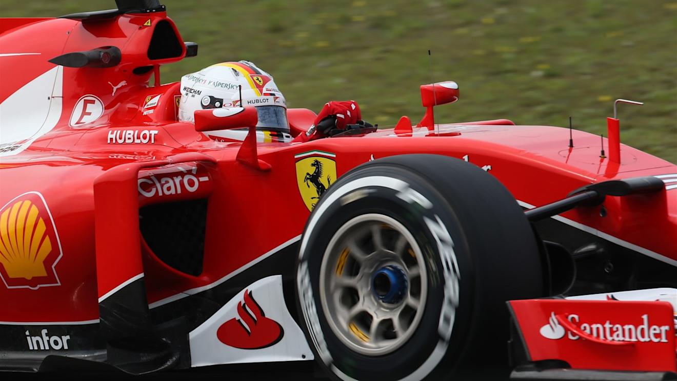 Sebastian Vettel (GER) Ferrari SF15-T at Formula One World Championship, Rd3, Chinese Grand Prix, Practice, Shanghai, China, Friday 10 April 2015. © Sutton Motorsport Images