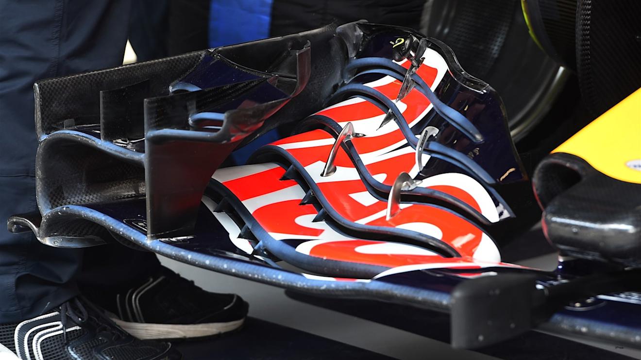 Red Bull Racing RB11 front wing detail at Formula One World Championship, Rd3, Chinese Grand Prix, Practice, Shanghai, China, Friday 10 April 2015. © Sutton Motorsport Images