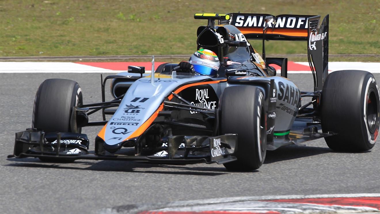 Sergio Perez (MEX) Force India VJM08 at Formula One World Championship, Rd3, Chinese Grand Prix, Qualifying, Shanghai, China, Saturday 11 April 2015. © Sutton Motorsport Images