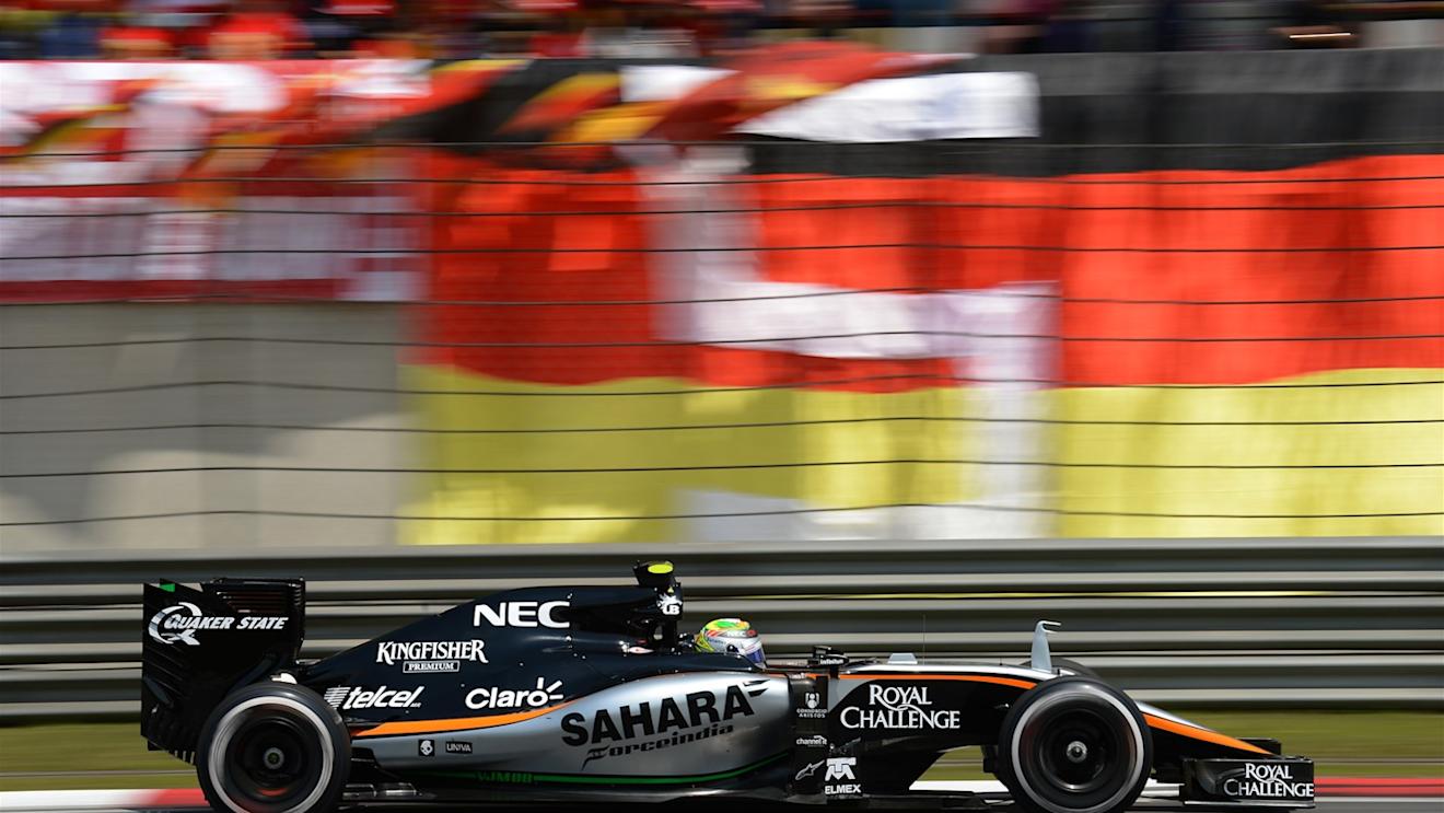 Sergio Perez (MEX) Force India VJM08 at Formula One World Championship, Rd3, Chinese Grand Prix, Qualifying, Shanghai, China, Saturday 11 April 2015. © Sutton Motorsport Images