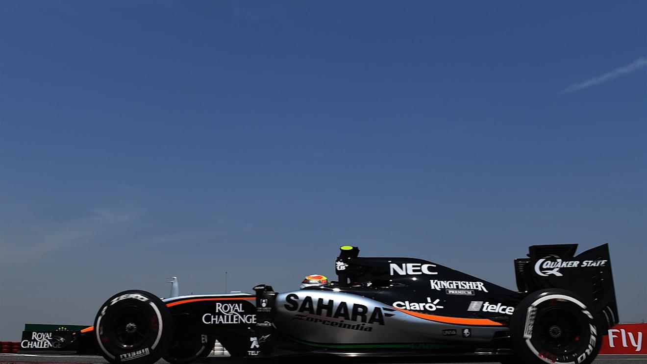 Sergio Perez (MEX) Force India VJM08 at Formula One World Championship, Rd3, Chinese Grand Prix, Qualifying, Shanghai, China, Saturday 11 April 2015. © Sutton Motorsport Images