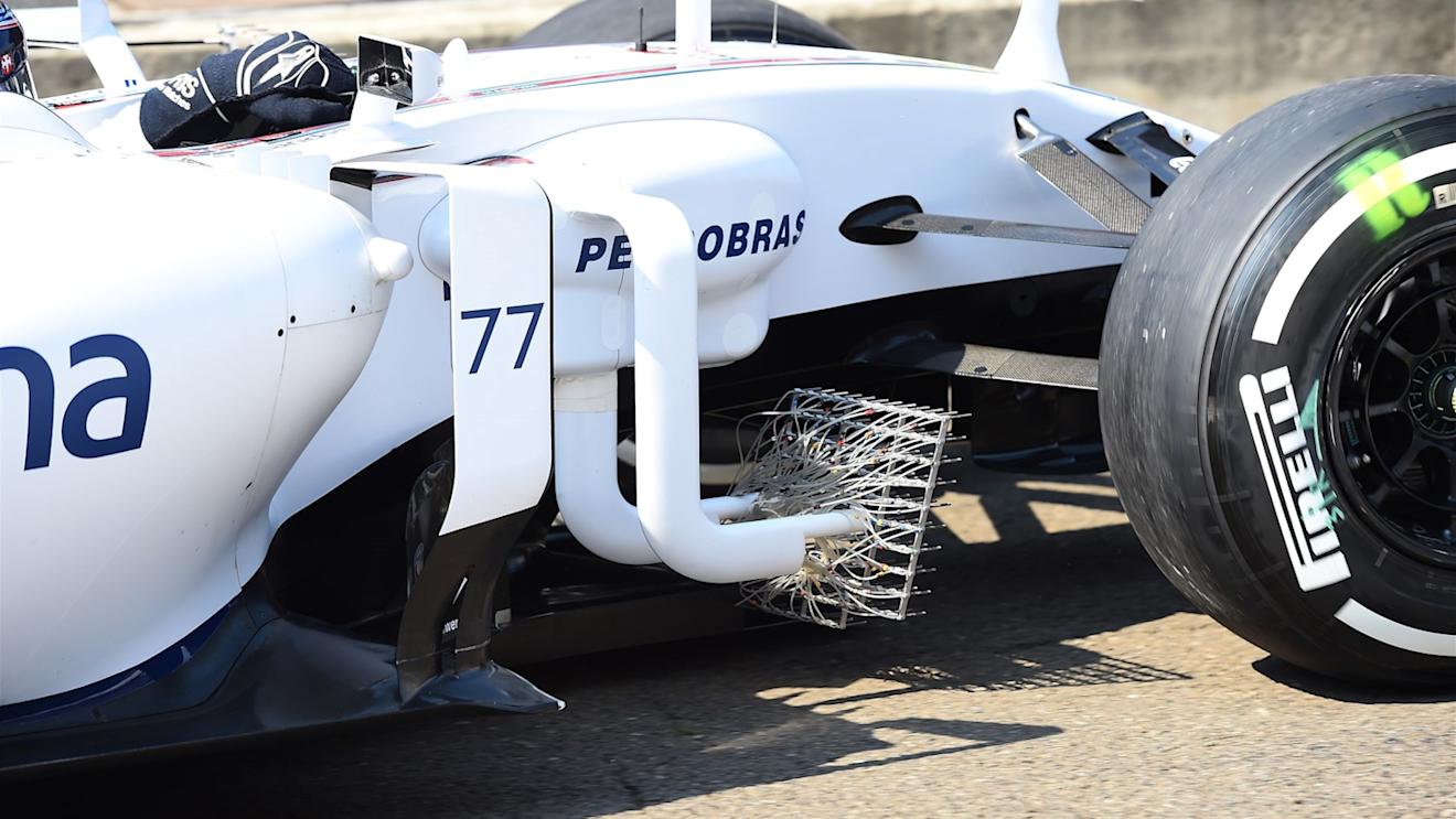 Valtteri Bottas (FIN) Williams FW37 with aero sensor at Formula One World Championship, Rd10, Hungarian Grand Prix, Practice, Hungaroring, Hungary, Friday 24 July 2015. © Sutton Motorsport Images