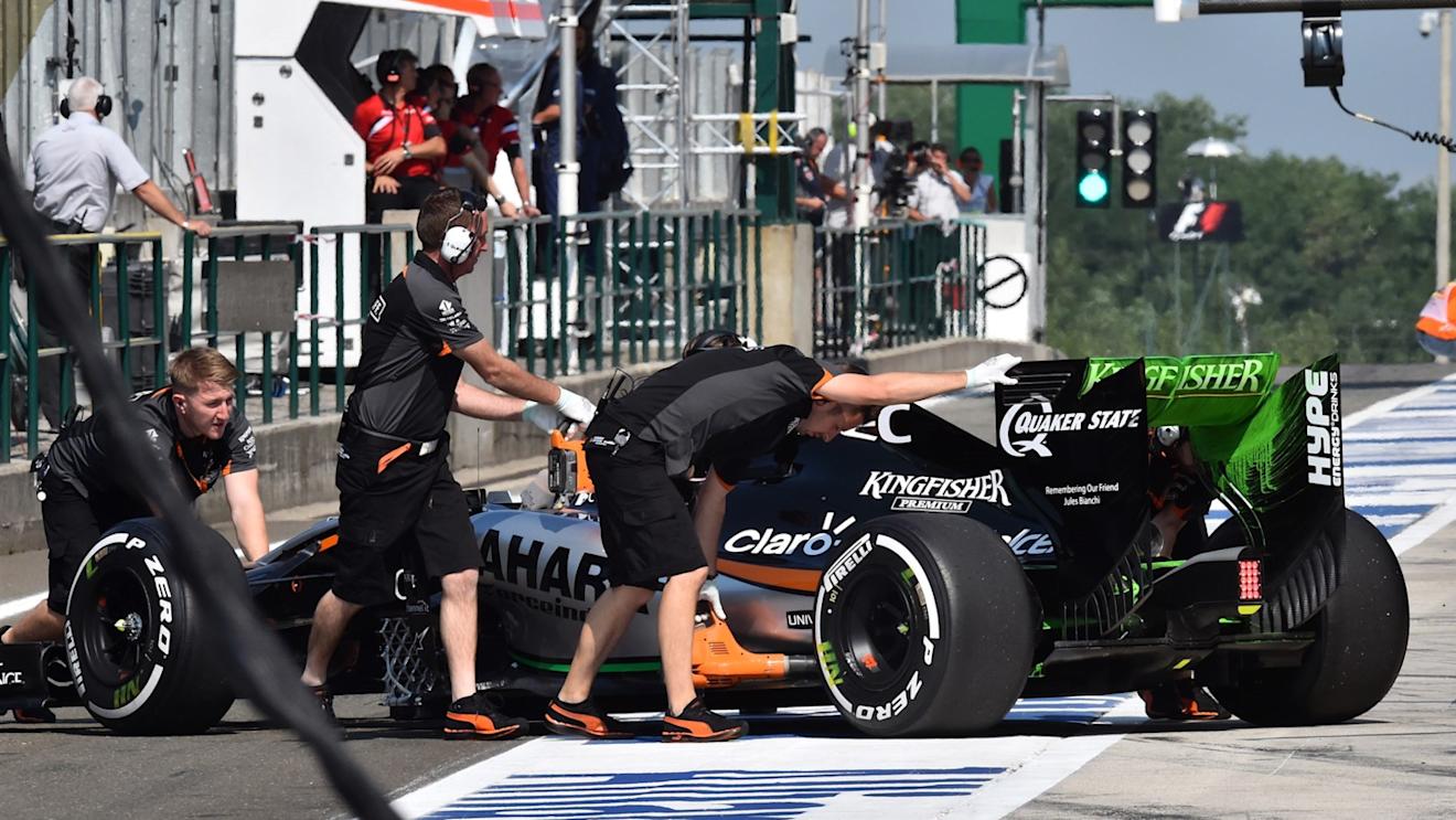 Nico Hulkenberg (GER) Force India VJM08 at Formula One World Championship, Rd10, Hungarian Grand Prix, Practice, Hungaroring, Hungary, Friday 24 July 2015. © Sutton Motorsport Images