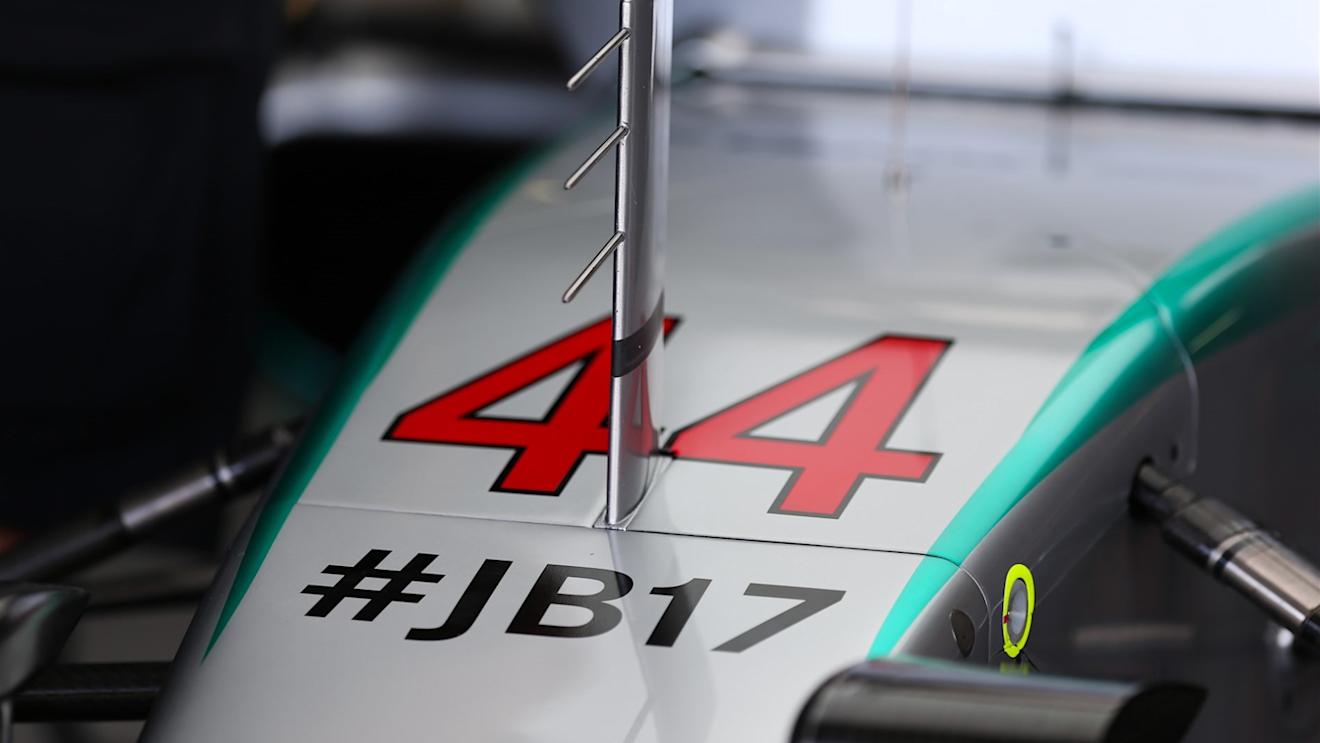 Mercedes AMG F1 W06 aero sensor at Formula One World Championship, Rd10, Hungarian Grand Prix, Practice, Hungaroring, Hungary, Friday 24 July 2015. © Sutton Motorsport Images